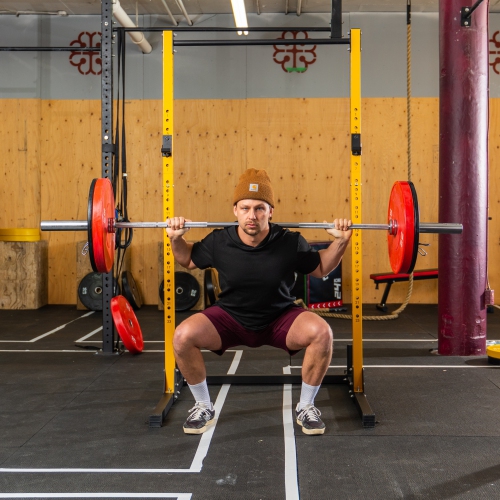 Plaque de poids de pare-chocs olympique PRISP - plaque de caoutchouc pour haltère olympique de 2 pouces avec insert en acier ; paires, ensembles et