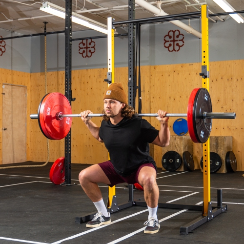 PRISP Olympic Bumper Weight Plate - Rubber Plate for 2 Inch Olympic Barbell with Steel Insert; Pairs, Sets and Single Plates Available