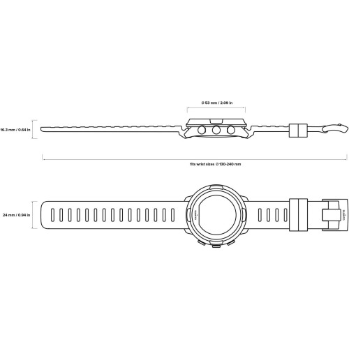 SUUNTO D5 Scuba Diving ordinateur de poignet avec câble USB revêtement PVD