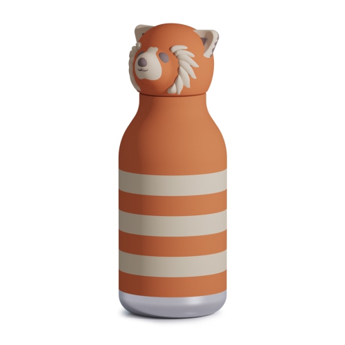 Asobu Bestie Kids Insulated Water Bottle with Detachable Soft Animal Head 16 Ounce