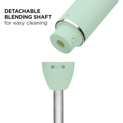 Chefman Immersion 300W Hand Blender with Stainless Steel Blades, Powerful Electric Ice Crushing 2-speed Control Handheld Food Mixer, Purées,