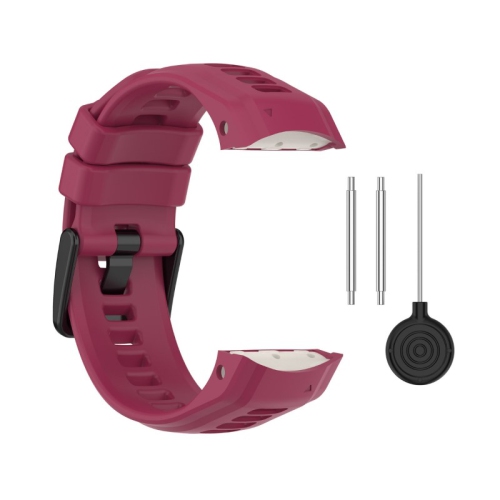 Bracelet Summit de StrapsCo pour Instinct 2S de Garmin - vin