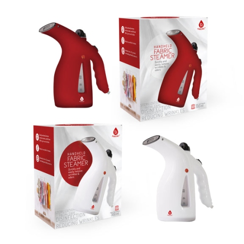 Pursonic 300ml Handheld Fabric Fast 2 Minute Heat-up Powerful Travel Clothes Garment Steamer White