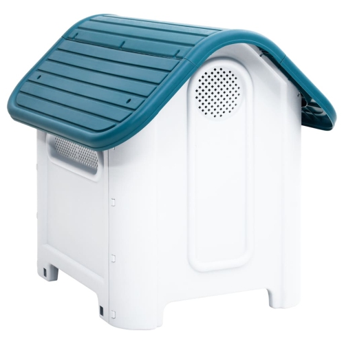 vidaXL Dog House Blue 59x75x66 cm Polypropylene