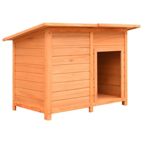 VIDAXL  Dog Cage Solid Pine & Fir Wood 120X77X86 Cm