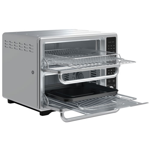 Four double avec convection, friture à air chaud et sonde Pro Duo de Bella - 0,85 pi³/24 l - Acier inoxydable - Exclusivité de Best Buy