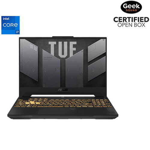 Boîte ouverte - Portable de jeu de 15,6 po TUF Gaming F15 d'ASUS