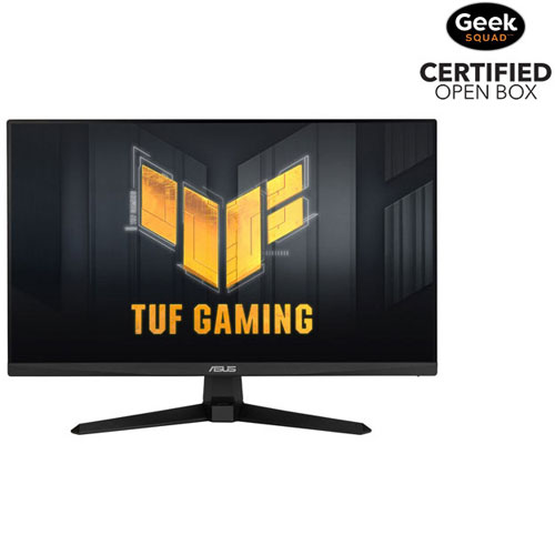 Boîte ouverte - Moniteur de jeu FreeSync DEL IPS HD intégrale 180 Hz 23,8 po TUF d'ASUS avec temps de réponse de 1 ms gris à gris