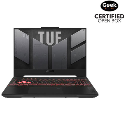 Boîte ouverte - Portable de jeu de 15,6 po TUF Gaming A15 d'ASUS