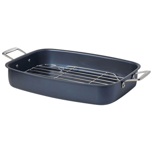 Lagostina Blue Carbon Steel Roaster Roasting Pan