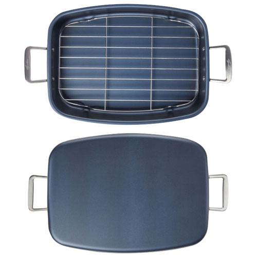 Plat à rôtir en acier au carbone bleu de Lagostina