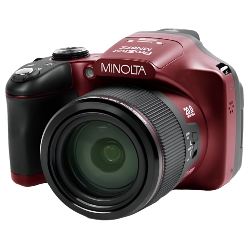 Minolta Pro Shot 20 Mega Pixel HD Digital Camera with 67x Optical Zoom, Full 1080p HD Video & 16GB SD Card