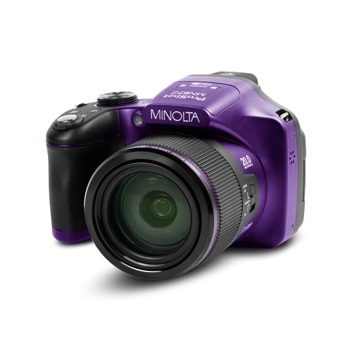 Minolta Pro Shot 20 Mega Pixel HD Digital Camera with 67x Optical Zoom, Full 1080p HD Video & 16GB SD Card