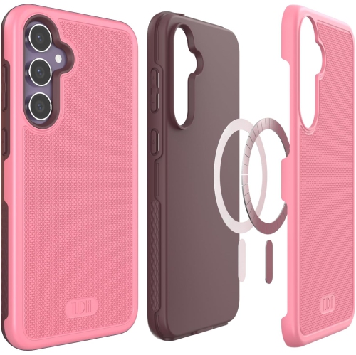 TUDIA MergeGrip Samsung Galaxy S23 FE Case Magsafe Compatible - Smokey Pink