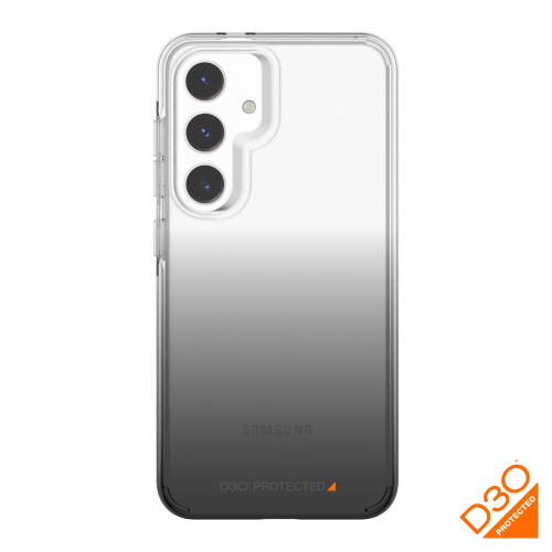 AXS Crystal Shield D3O® Case made with recycled materials for Samsung Galaxy S24 | Smoke Gradient