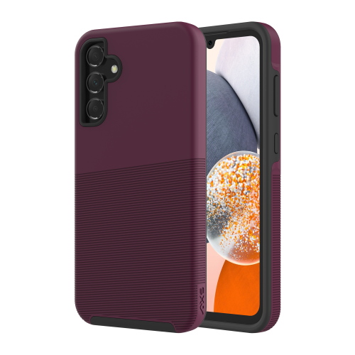 AXS PROTECH plus – Étui mince anti-choc double couche pour Samsung Galaxy A15 | Sangria