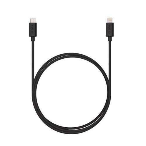 Veho Pebble USB-C to Lightning Charge & Sync Cable 1m - Black