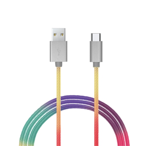AMAZE  5Ft USB-A to USB-C Cable - Multi-Color