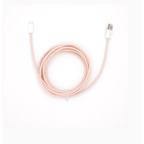 AMAZE  10 Foot Lightning Braided Cable - In Pink