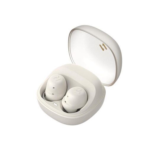 HAVIT  Tw969 True Wireless Bluetooth V5.3 Lightweight Body Dual Microphone Enc HD Stereo, Low Latency Game Mode Earbuds_Beige