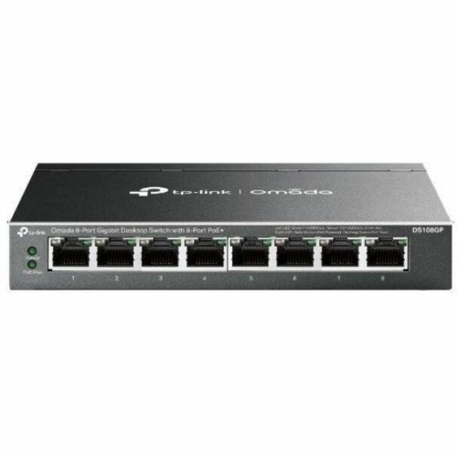 TP-Link Omada 8-Port Gigabit Desktop Switch with 8-Port PoE+ DS108GP