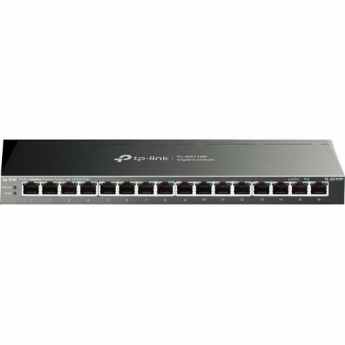 TP-Link TL-SG116P 16-Port Gigabit Desktop Switch with 16-Port PoE+