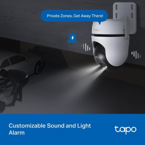 Tapo Outdoor Pan/Tilt Security Wi-Fi Camera TAPOC520WS