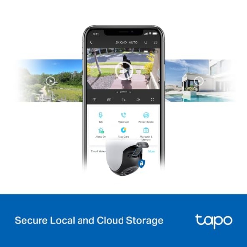 Tapo Outdoor Pan/Tilt Security Wi-Fi Camera TAPOC520WS