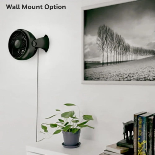 Honeywell – ventilateur de bureau/table TurboForce® POWER+, HT900C 7 po - circulateur d’air pour petite chambre - portatif, montage mural - économie