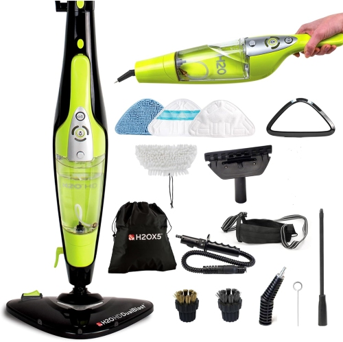 H2O HD 5 in 1 All Purpose Hand Held Steam Cleaner System for Home Use