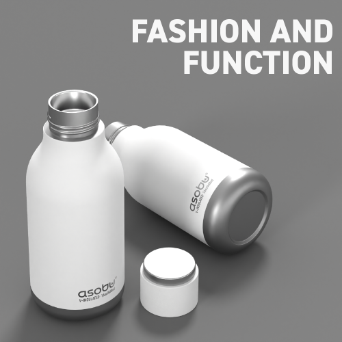 Asobu Urban Insulated and Double Walled Stainless Steel Bottle 16 Ounce by Asobu