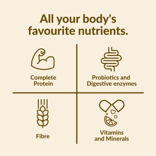 Good Protein Vegan Plant-based Protein Powder - Creamy Vanilla, 442g - 100% Natural, Non-GMO, Dairy-free, Gluten-free, Soy-free, No Added Sugar -