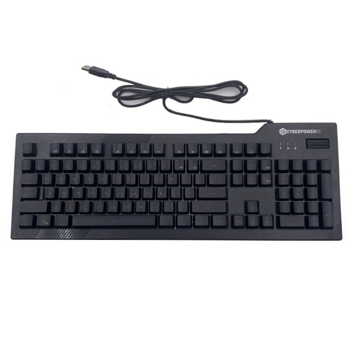 Remis à neuf clavier de jeu rétroéclairé à DEL KB-161-306 de CyberPowerPC