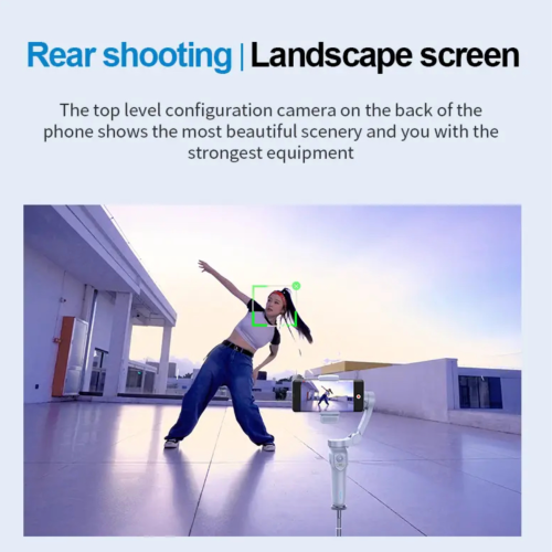 Module L7C Pro + AI de TUTT | Perche à égoportrait pour téléphone intelligent Stabilisateur à cardan à 3 axes | Suivi automatique du visage