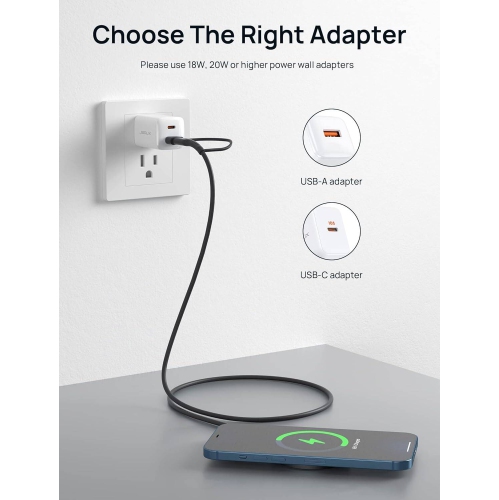 Magnetic Wireless Charger Magnetic Wireless Charging Pad for iPhone 14/14 Pro/14 Plus/14 Pro Max/iPhone 13/13 Pro/13 Pro Max/13 Mini/iPhone 12