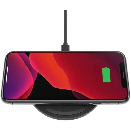 Wireless Charger, 10W Max Qi Fast Charging Pad, Quick Charge Cordless Flat Charger for Samsung Galaxy, AirPods, iPhone,Google Pixel and More