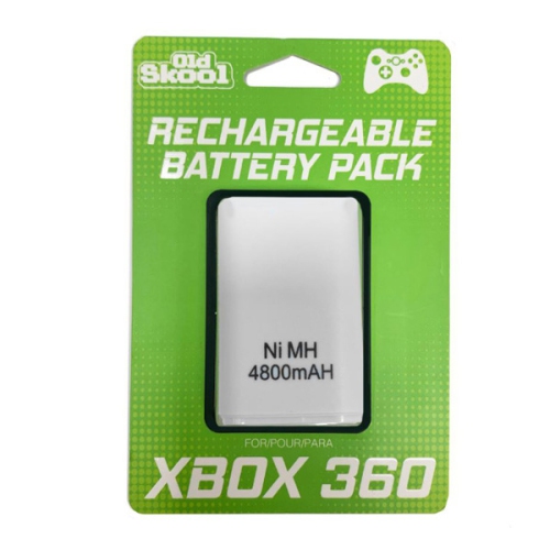 Xbox 360 White Rechargeable Battery Pack [Oldskool]