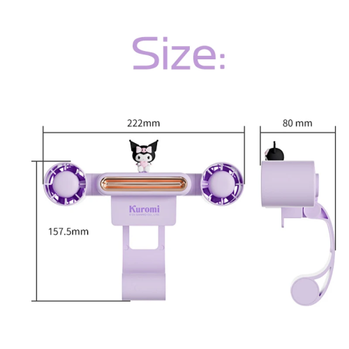 Ventilateur à pince Monitor de Kuromi