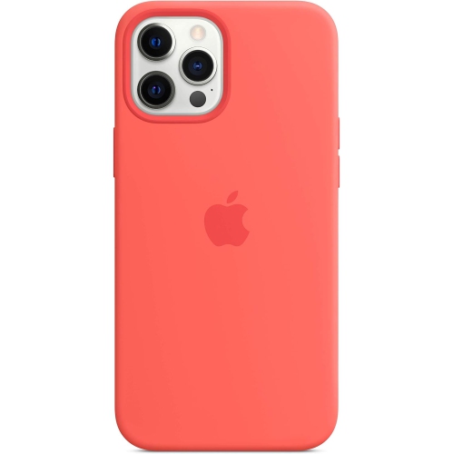 Apple iPhone 12 Pro Max Silicone Case with MagSafe - Pink Citrus