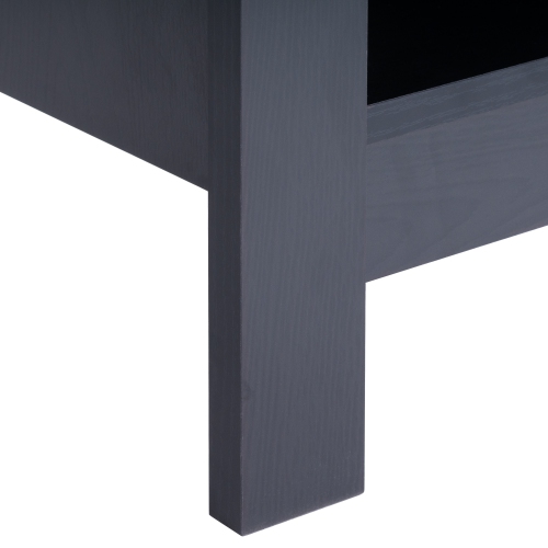 Amber & Emily Kaito Minimalist Media Console TV Stand, for most TVs up to 85" with Open Storage