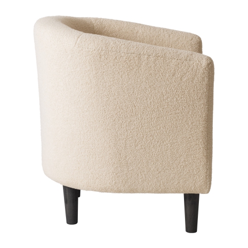 Amber & Emily Sophia Boucle Barrel Chair