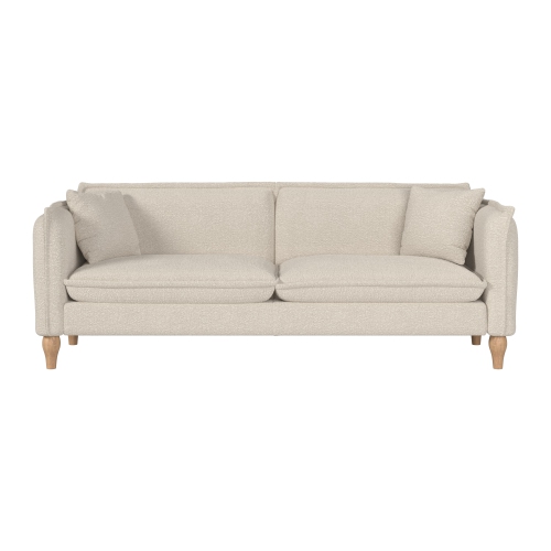 AMBER & EMILY  Oliver Boucle Elegant Minimalist Sofa