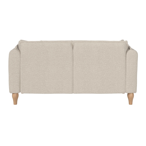 Amber & Emily Oliver Boucle Elegant Minimalist Loveseat