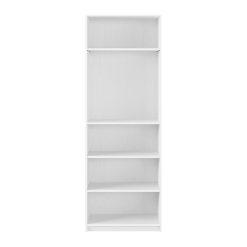 AMBER & EMILY  Matteo 5-Shelf Narrow Bookshelf With 3 Adjustable Shelves