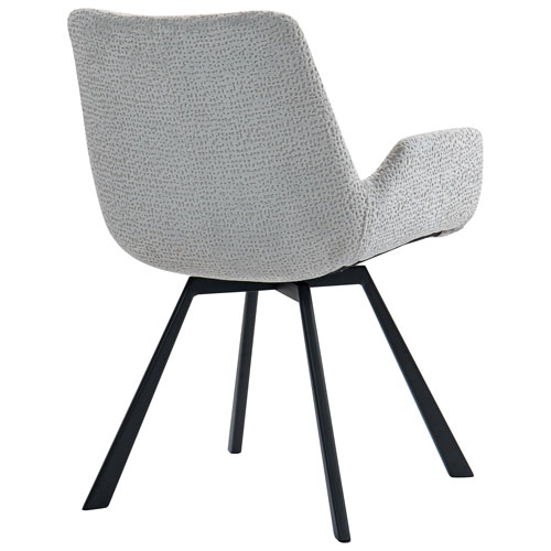 Signy Modern Fabric Dining Chair - Set of 2 - Light Grey