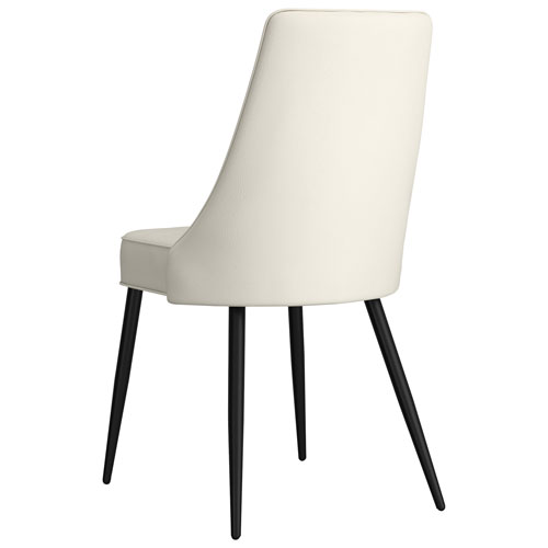 Koda Modern Faux Leather Dining Chair - Set of 2 - Beige