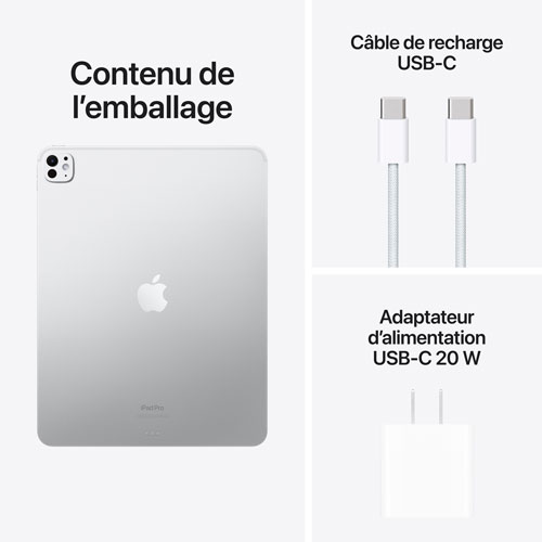 iPad Pro 13 po 512 Go avec Wi-Fi d'Apple - Argenté