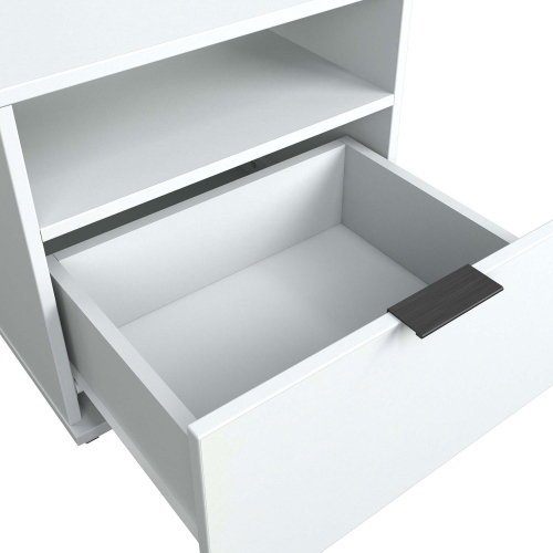 SUA-V - Ashton Thermally Fused Laminate Nightstand, White