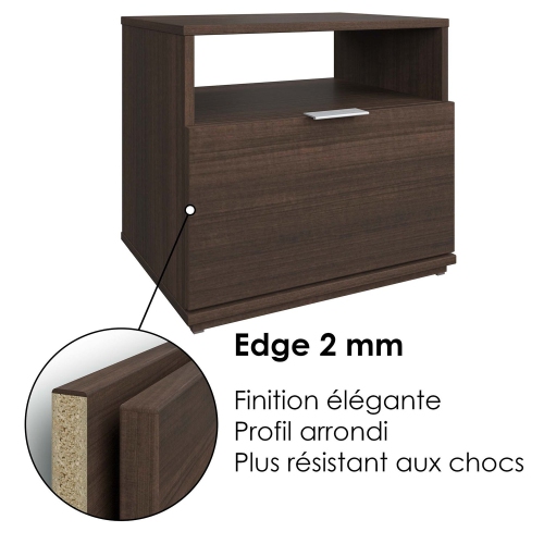 SUA-V - Ashton Thermally Fused Laminate Nightstand, Tuxedo