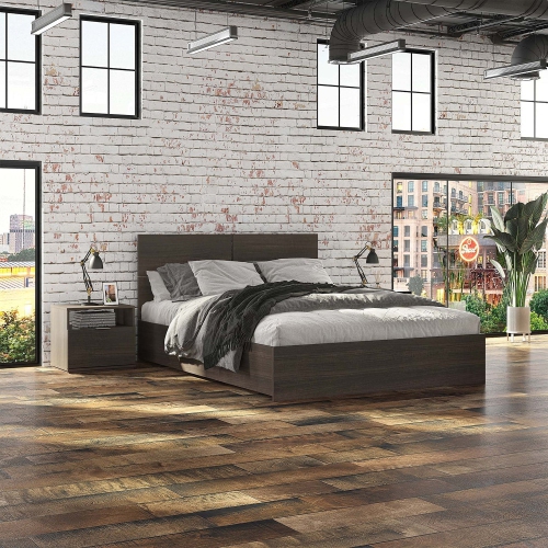 SUA-V - Ashton Thermally Fused Laminate Nightstand, Tuxedo